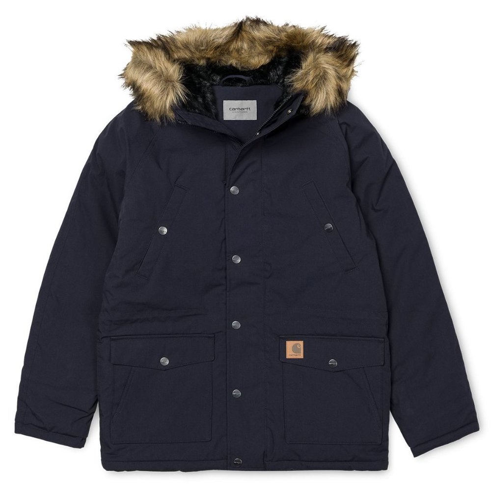 MEN'S CARHARTT WIP TRAPPER JACKET-NAVY